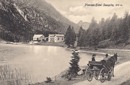 Reutte ca 1911, Hotel Seespitz am Plansee