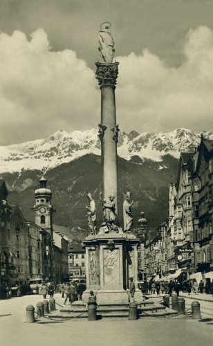 Innsbruck 1928, Maria Theresienstraße, Annasäule