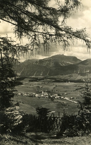 Abtenau 1934, gegen den Trattberg