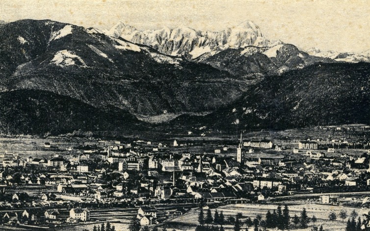 Villach 1918, mit dem Mangart