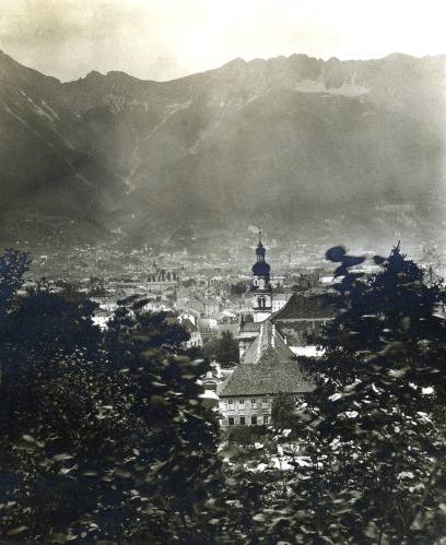 Innsbruck 1924, Blick vom Berg Isel