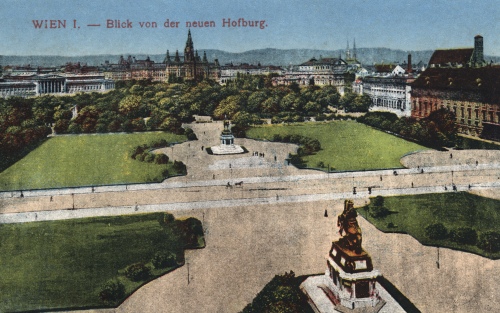 Wien 1917, Blick von der neuen Hofburg