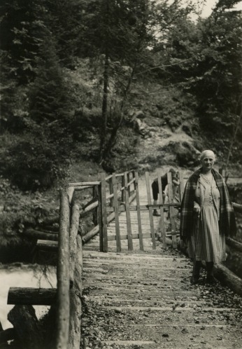 Hallstatt 1934, Brücke über den Waldbach