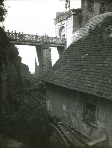 Meersburg 1927, Brücke und Schloss