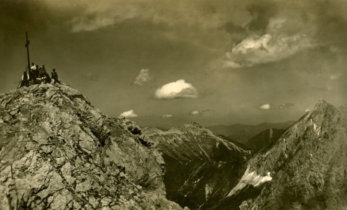 Bergsteiger im Karwendel, 1923