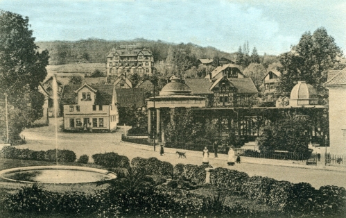 Bad Liebenstein 1917, die Stahlquellen