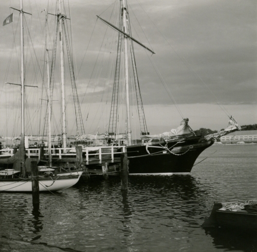 Lübeck 1952, Segelschiffe in Travemünde