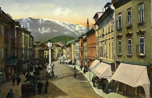 Villach 1911, Hauptplatz mit Görlitzen