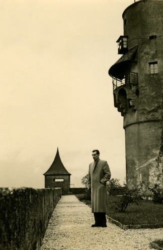 Salzburg 1955, Tourist auf der Festung Hohensalzburg